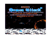 Demon Attack for TRS-80 Color Computer - Title screen.