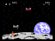 Demon Attack for TI-99/4A - Each level features different demons.