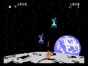 Demon Attack for TI-99/4A - Close range demons can be difficult to destroy.