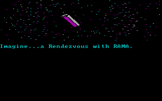 Rendezvous with Rama IBM PC/Compatibles Screenshot: Rama is out there somewhere