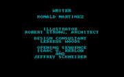 Rendezvous with Rama for IBM PC/Compatibles - Credit screen 2