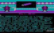 Rendezvous with Rama for IBM PC/Compatibles - A view of the bridge of Endeavor
