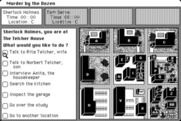Mystery Master: Murder by the Dozen for Macintosh - Choose a place to explore...