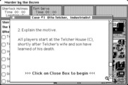 Mystery Master: Murder by the Dozen for Macintosh - Click to begin the game...