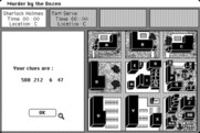 Mystery Master: Murder by the Dozen for Macintosh - Clues are encoded so you'll need to check your instruction manual...