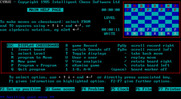 Cyrus for IBM PC/Compatibles - The help menu.