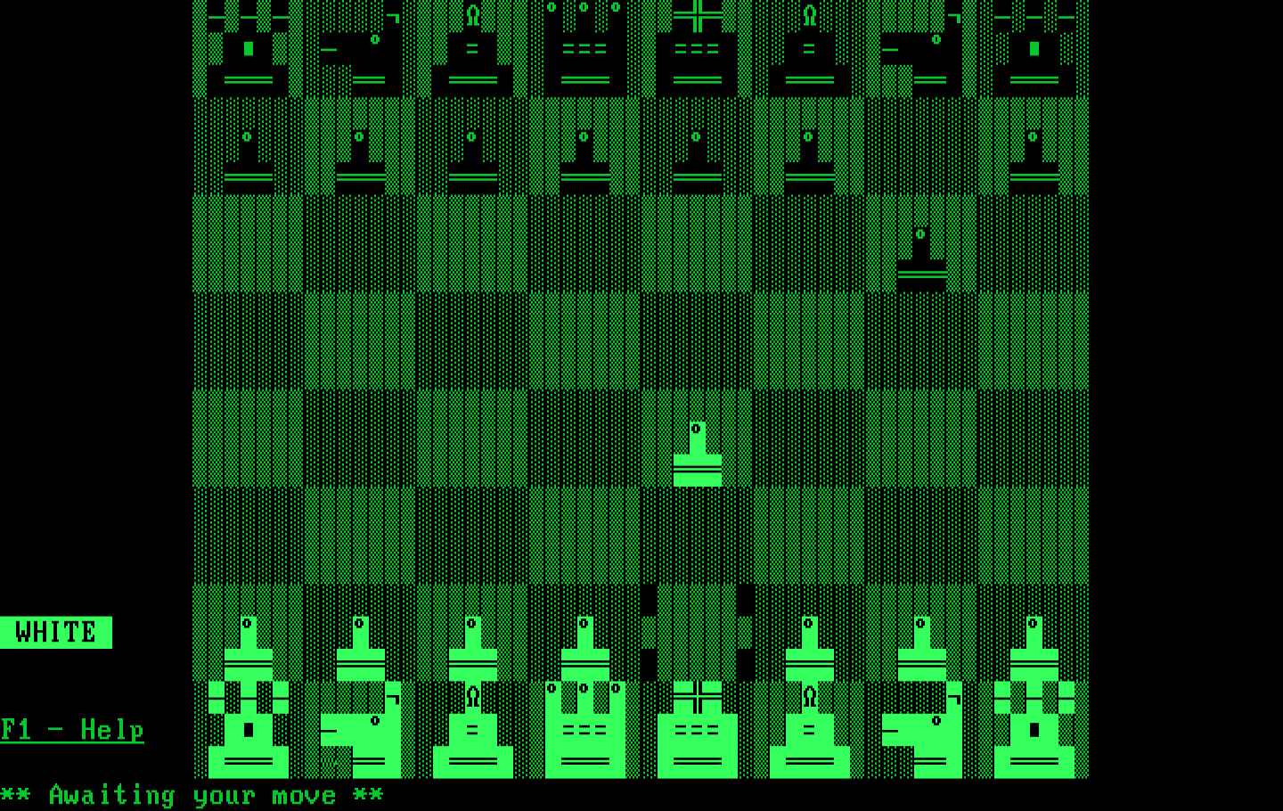 Cyrus IBM PC/Compatibles Screenshot: The game begins...