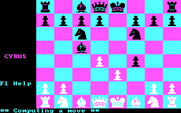 Cyrus for IBM PC/Compatibles - The computer contemplates a move...