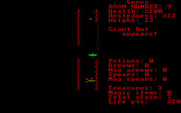 Cavequest for IBM PC/Compatibles - A bat is in the way now.