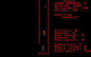 Cavequest for IBM PC/Compatibles - A skeleton blocks the path...
