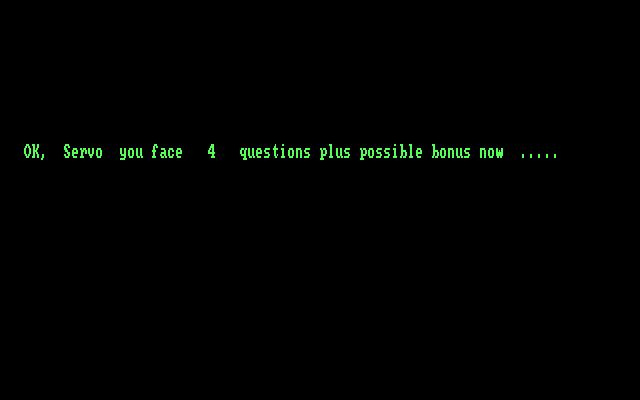 Dr. Ruth's Computer Game of Good Sex IBM PC/Compatibles Screenshot: Ok player one, get ready to begin...