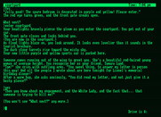 Moonmist for Amstrad PCW - Time to start exploring...