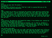 Moonmist for Amstrad PCW - Learning more about the alleged ghost...