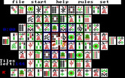 Shanghai for IBM PC/Compatibles - Starting a new game.