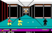 Ninja for IBM PC/Compatibles - Duck those incoming weapons the ninjas threw!