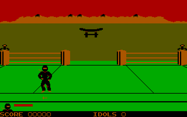 Ninja IBM PC/Compatibles Screenshot: The game starts here.