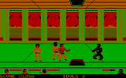 Ninja for IBM PC/Compatibles - Those ninjas in the red shirts are tougher to defeat.