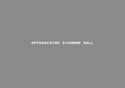 Ninja for Commodore 64 - Approaching the Diamon Hall. Each room has a different name.