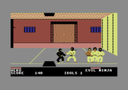 Ninja for Commodore 64 - Four against one, is that fair?