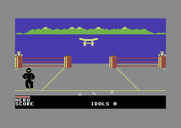 Ninja for Commodore 64 - Game start.