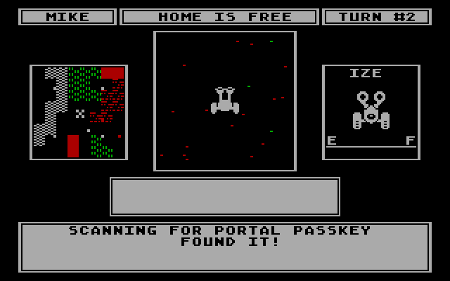 Robot Rascals IBM PC/Compatibles Screenshot: Found an item!