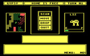 Robot Rascals for IBM PC/Compatibles - The main game menu.