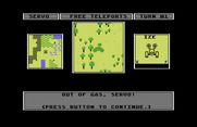 Robot Rascals for Commodore 64 - Next player is out of gas...