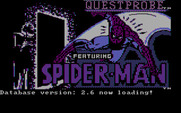 Questprobe featuring Spider-Man for IBM PC/Compatibles - Title screen.