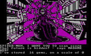Questprobe featuring Spider-Man for IBM PC/Compatibles - Getting my score so far from Madame Web.