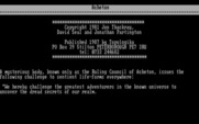 Acheton for IBM PC/Compatibles - Title screen.