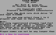 Black Monday for IBM PC/Compatibles - Beginning of the instructions to the game.