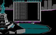 Black Monday for IBM PC/Compatibles - Top scores; nothing on the board, yet.