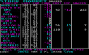 Black Monday for IBM PC/Compatibles - The main screen for buying and selling.