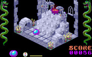 Airball for IBM PC/Compatibles - Each room features a different layout and different obstacles.