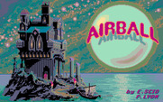 Airball for IBM PC/Compatibles - Title screen.