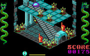 Airball for IBM PC/Compatibles - Avoid the spikes when going down these stairs.