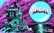 Airball for IBM PC/Compatibles - Title screen.