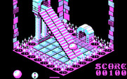 Airball for IBM PC/Compatibles - Some dangerous stairs.
