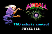 Airball for Apple IIgs - Select input device...
