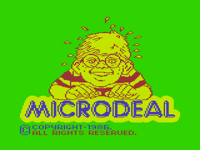 Airball Dragon 32/64 Screenshot: Loading screen.