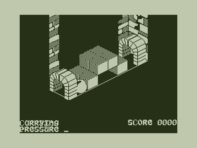 Airball Dragon 32/64 Screenshot: A few platforms to jump up...