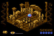 Airball for Atari 8-bit - Game start.