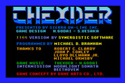 Thexder for Apple IIgs - Game credits screen.