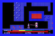 Thexder for Apple IIgs - Shoot these objects to increase your energy supply.