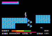 Thexder for Apple II - Enemies lurk just around the corner...