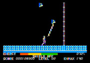 Thexder for Apple II - Trying to break through a wall...