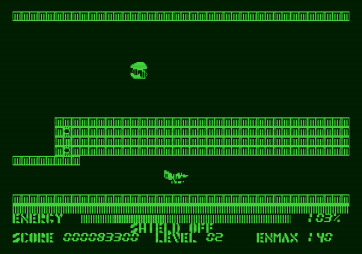Thexder for Apple II - Flying...where does this path lead?