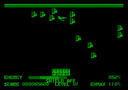Thexder for Apple II - Numerous enemies attacking at once...