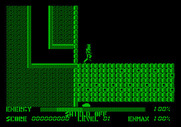 Thexder for Apple II - Game start.