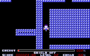 Thexder for Amiga - Almost out of energy!